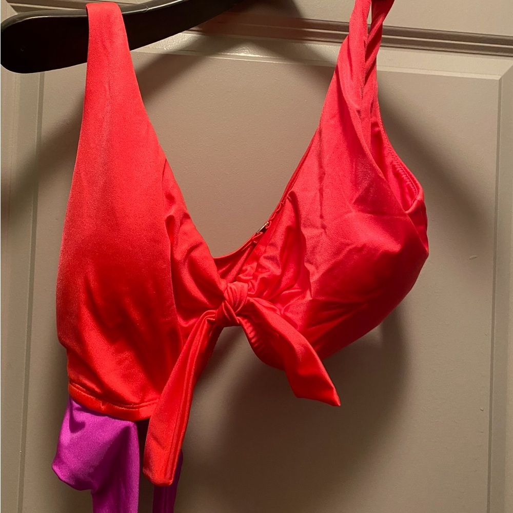 Ashley Graham Vibrant Pink and Purple Bikini - Picture 2 of 3